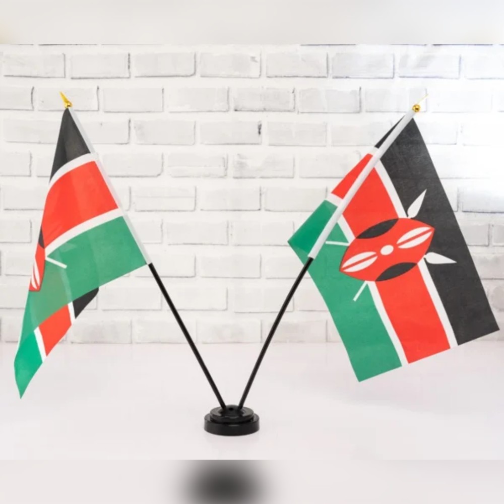 Double Sided Black Pole Flag Stand in Nairobi, Kenya | PrintHub