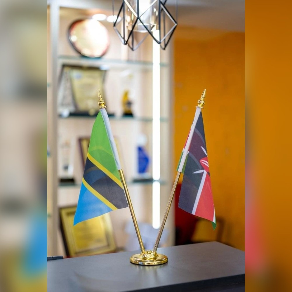 Double Table Flag Stand - A3 Size in Nairobi, Kenya | PrintHub