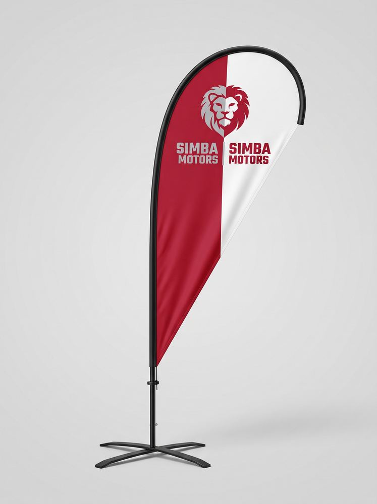 Tear Drop Banner printing in Nairobi, Kenya | PrintHub