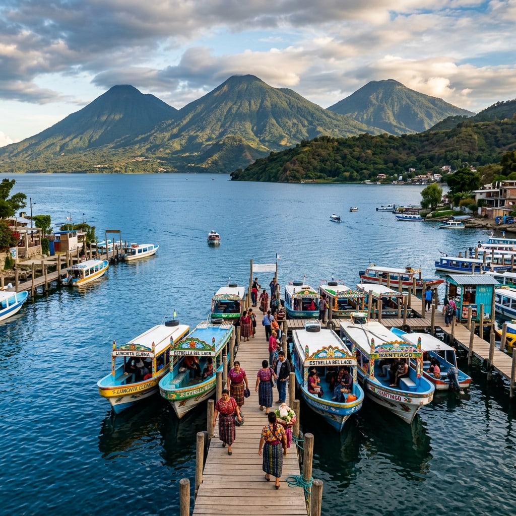Isla de Flores y Lago Petén Itzá, Flores, Guatemala