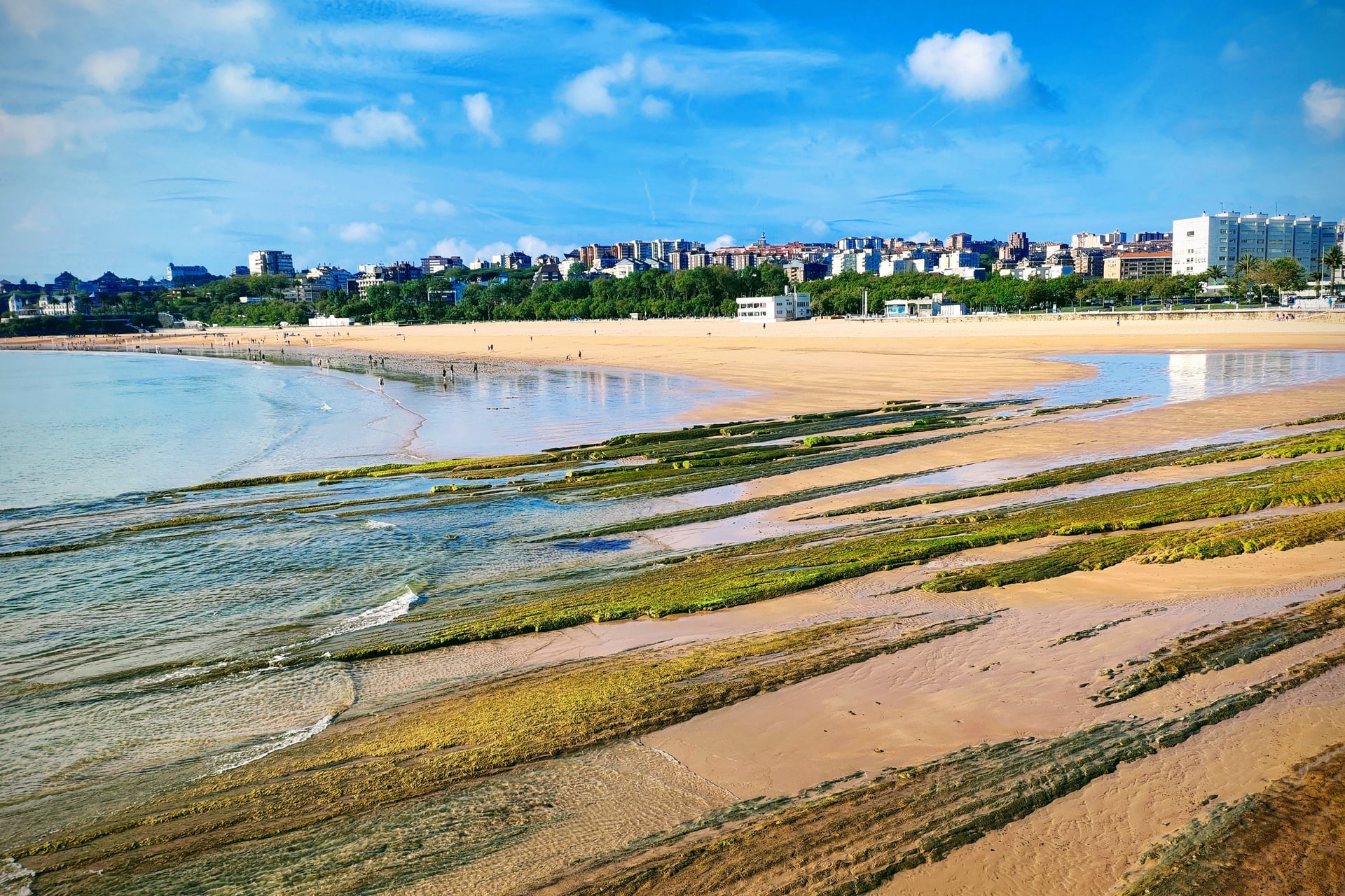 Playa de El Sardinero, Santander, España