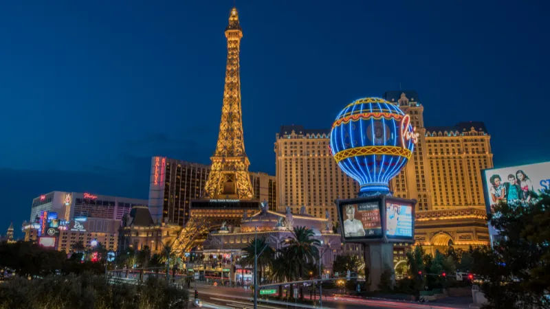 Réplica Torre Eiffel en Las Vegas