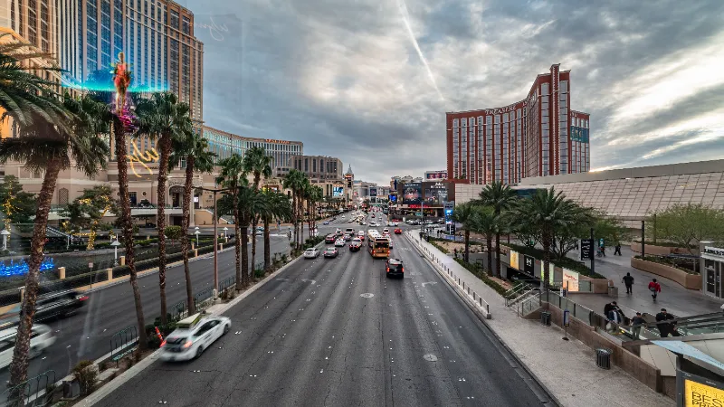llegando a las vegas