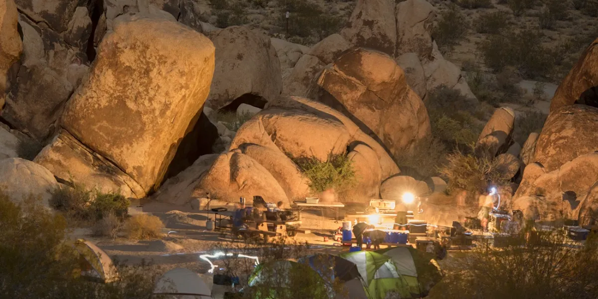 camping en Joshua Tree