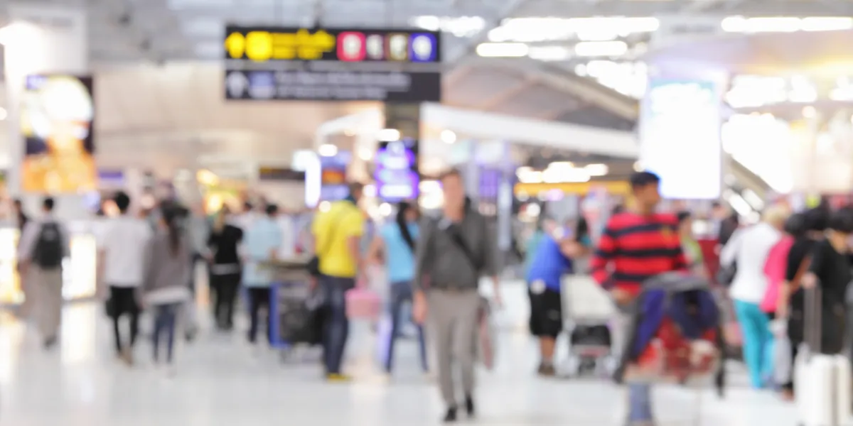 aeropuerto en Acción de Gracias