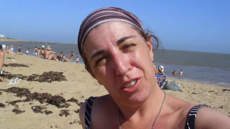 Mariela en una de sus aventuras