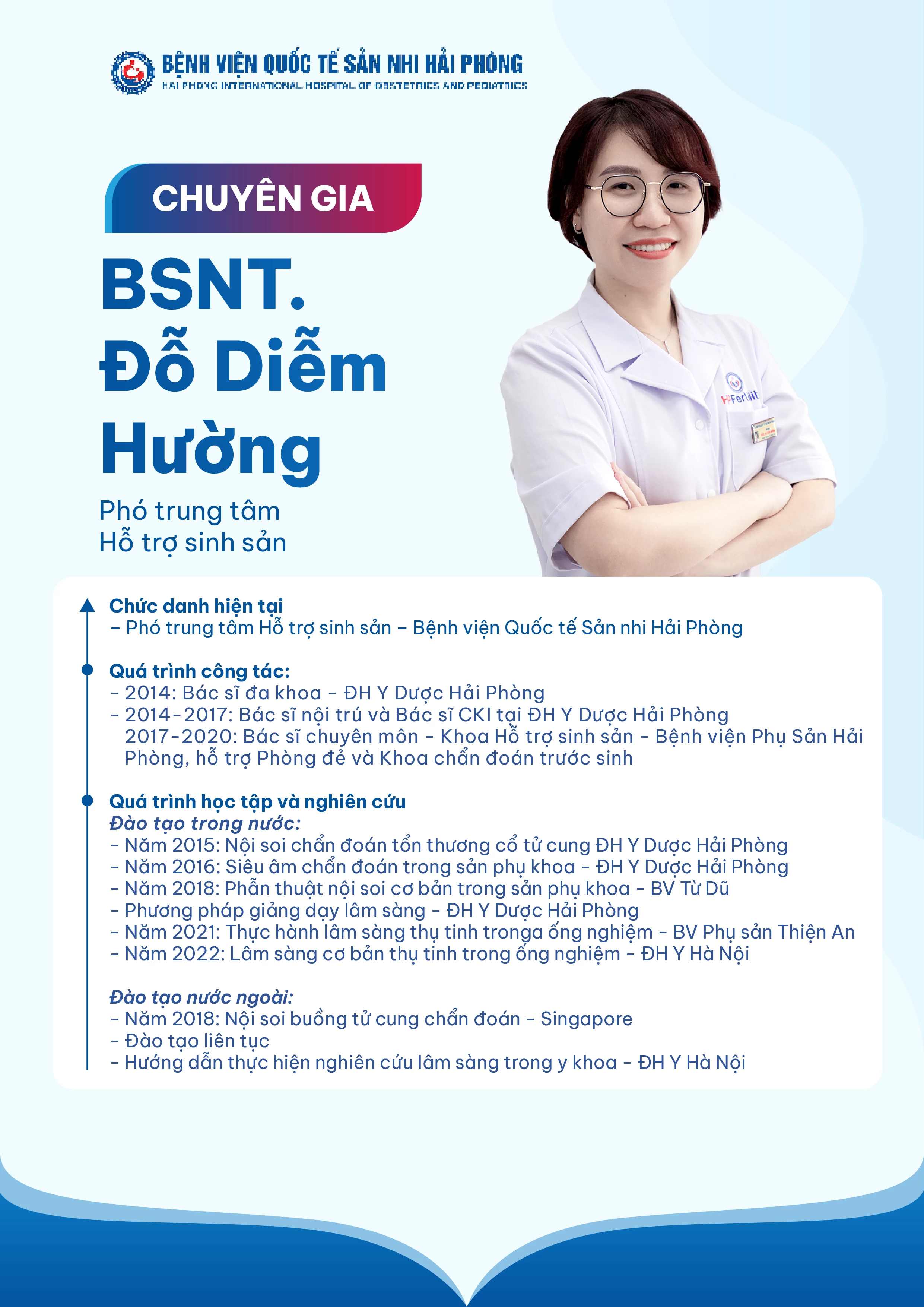 ĐỖ DIỄM HƯỜNG - Bệnh viện Quốc tế Sản Nhi Hải Phòng