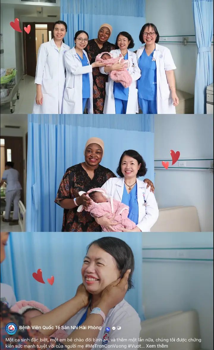Một ca sinh đặc biệt, một em bé chào đời bình an! - Bệnh viện Quốc tế Sản Nhi Hải Phòng