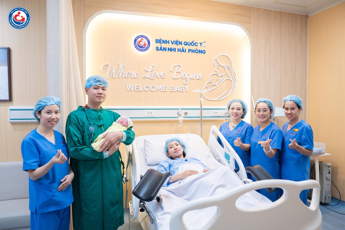 PHÒNG ĐẺ GIA ĐÌNH CAO CẤP - Bệnh viện Quốc tế Sản Nhi Hải Phòng