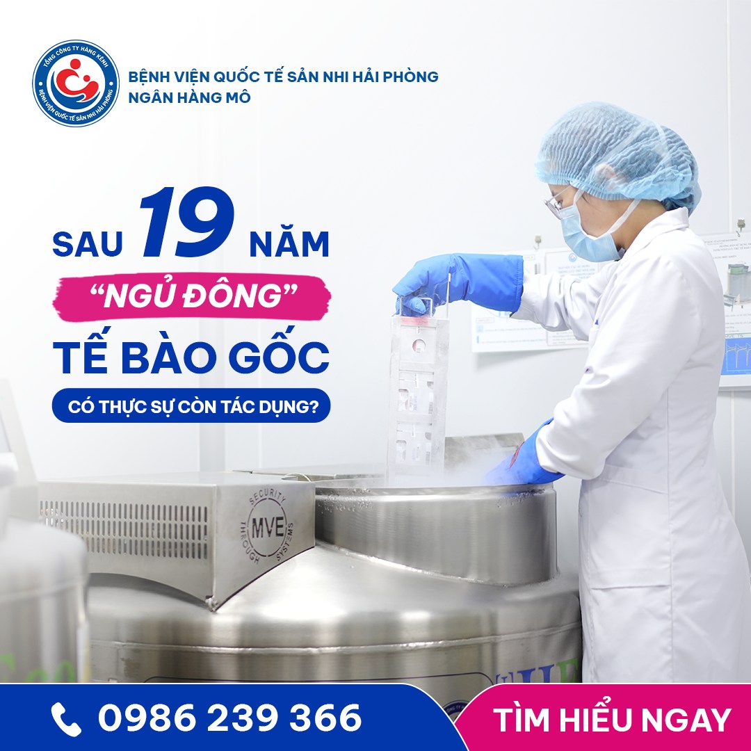  19 NĂM TRƯỚC, CHA MẸ CHỌN LƯU TRỮ MÁU DÂY RỐN CHO CON…