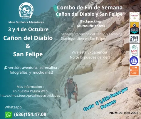 Backpacking - Cañon del Diablo y San Felipe, BC