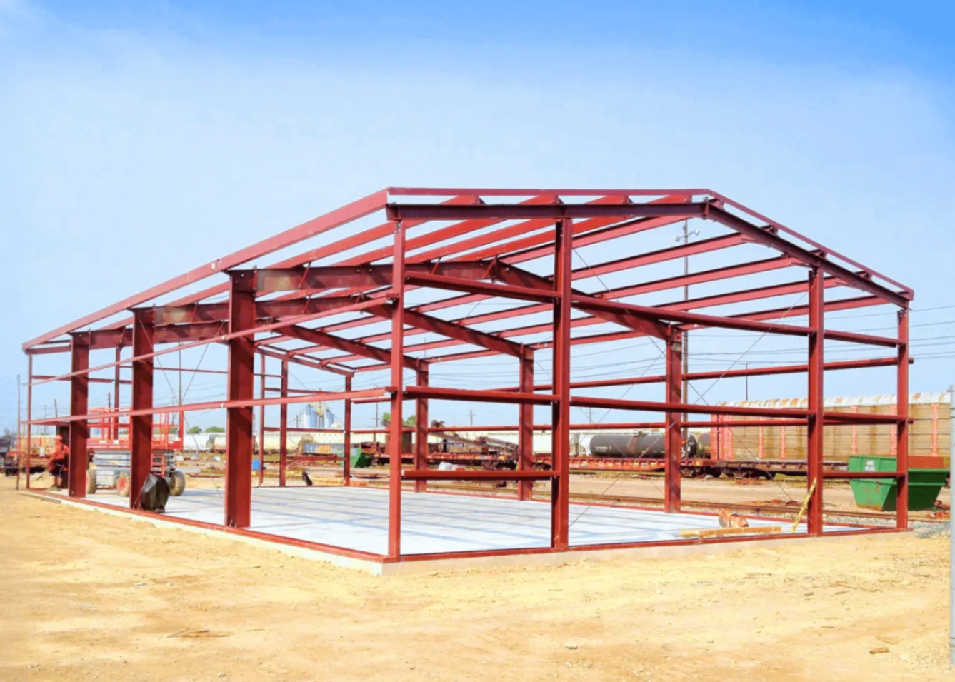 Durable Red Metal Building Construction: The Best Choice for Your Property