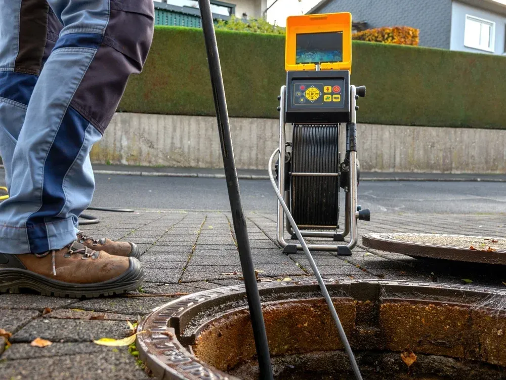 sewer line camera inspection