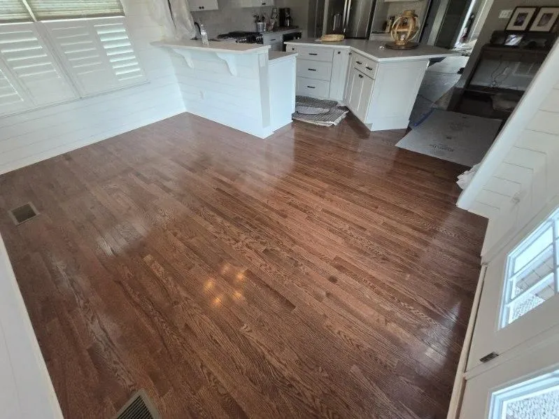 Sanding hardwood flooring