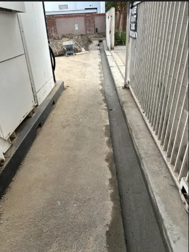 Backfill Plumbing trench