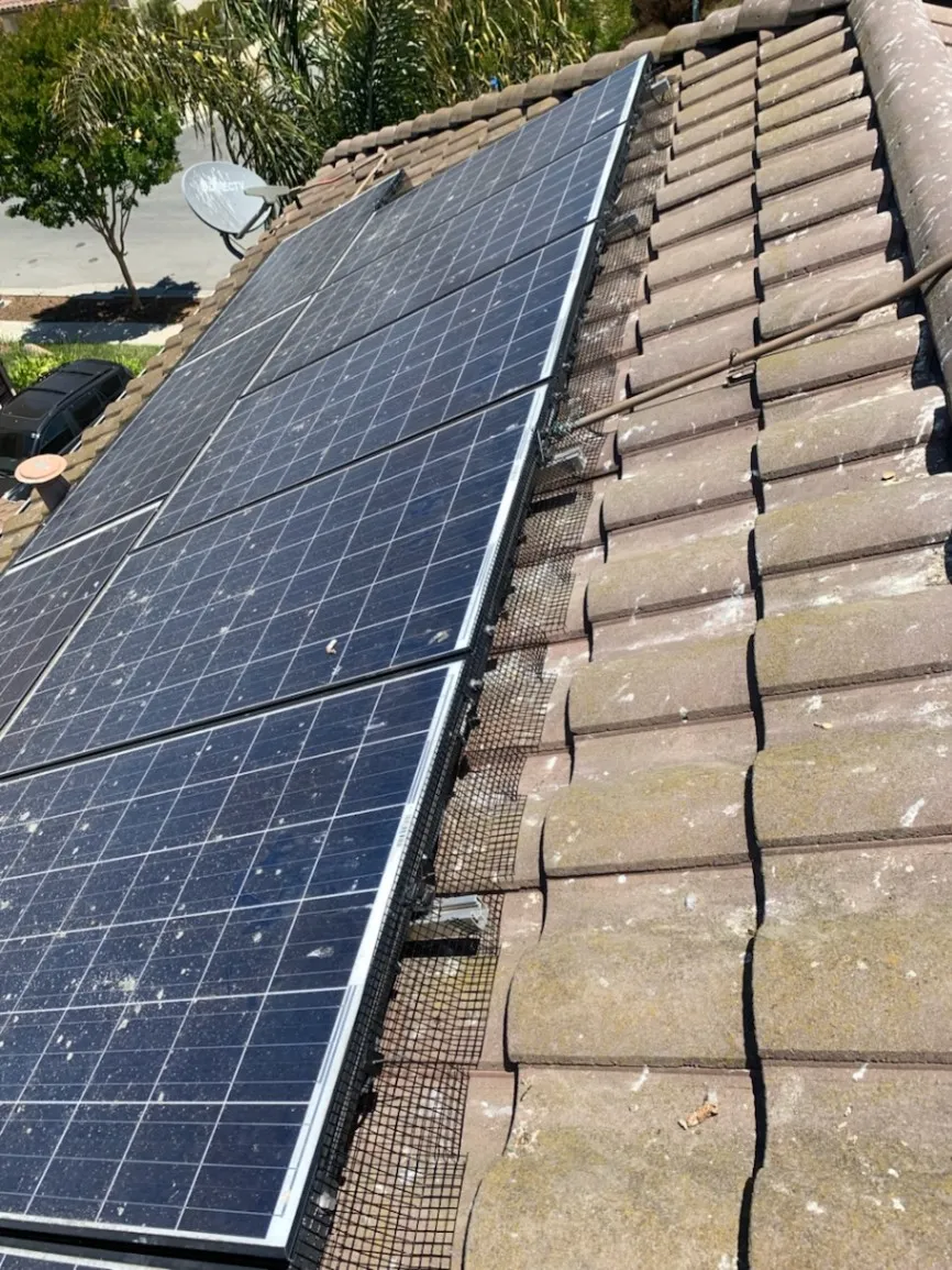 Services SOLAR PANEL BIRD GUARD