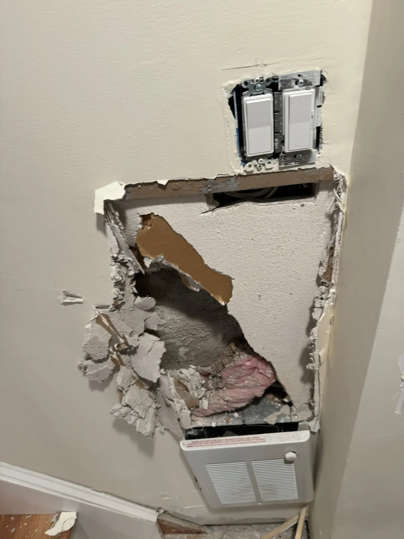 Construction debris removal