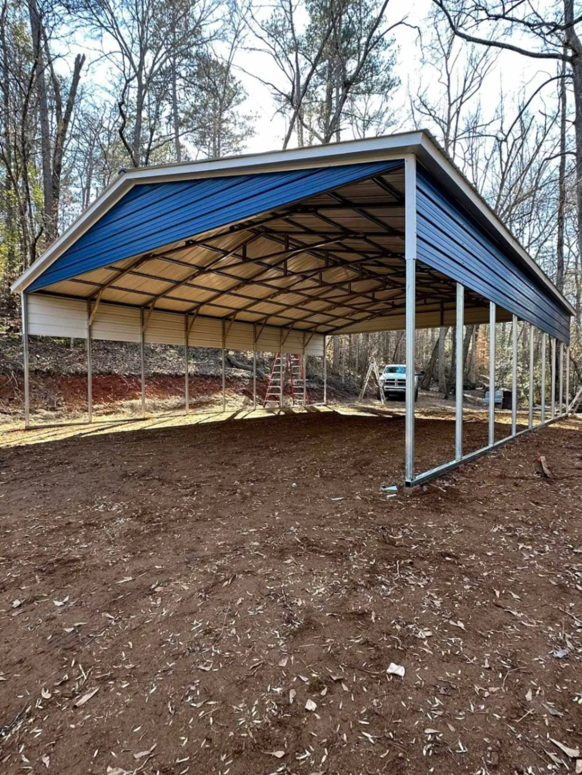 Custom Carports (Boxed Eave Style)