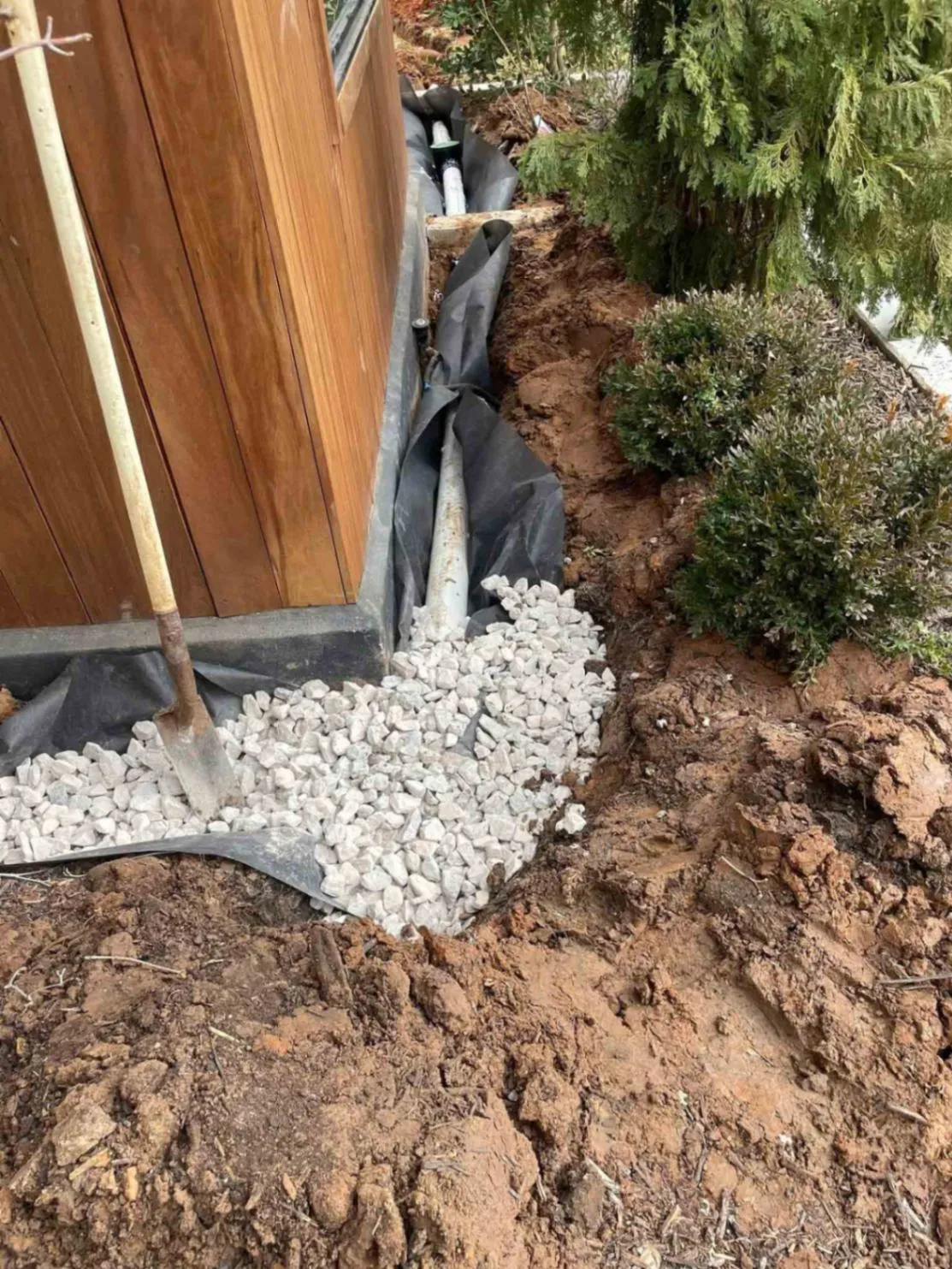 French Drain Installation
