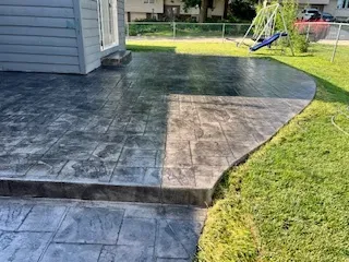 Stamped Concrete Installation