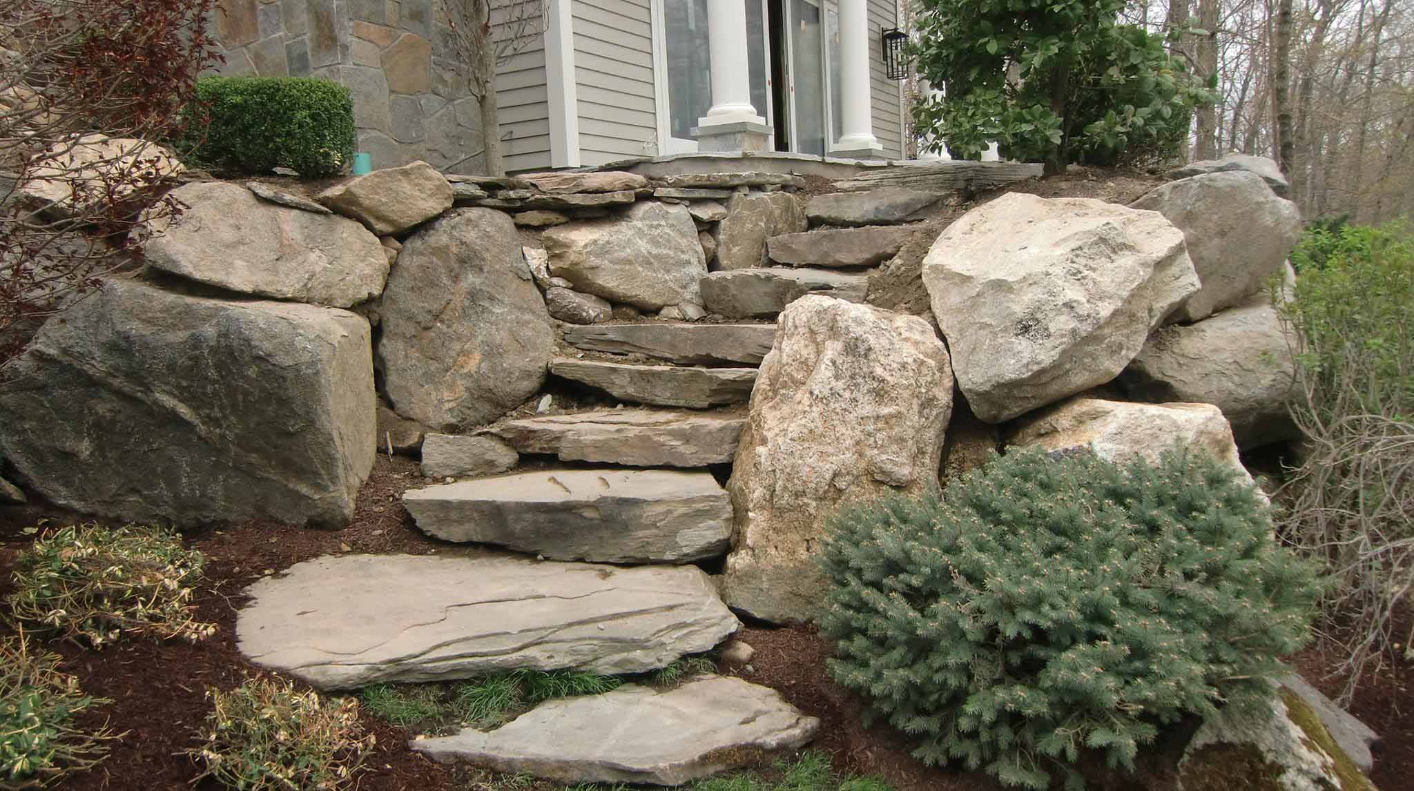 Stone Wall Construction