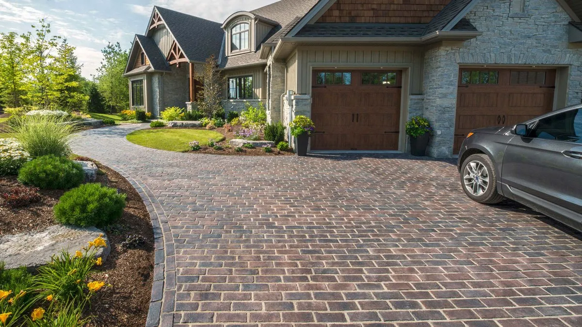 Paver driveway