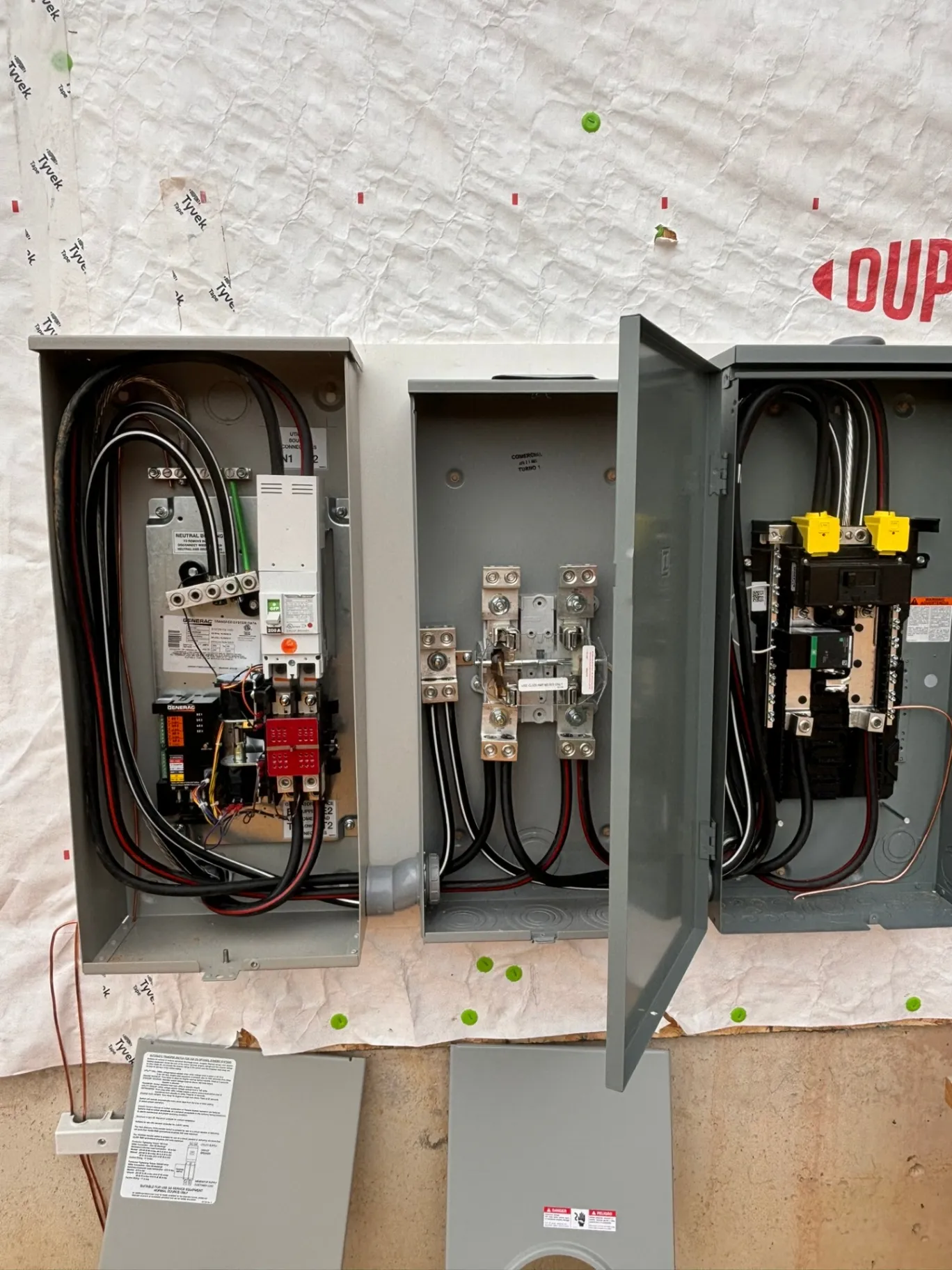 Services We change old panels and put in new ones