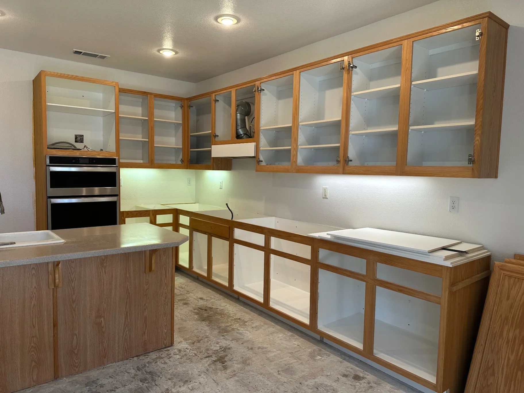 Rebuilt Kitchen Cabinets