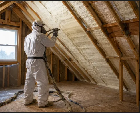 Closed Cell Spray Foam.