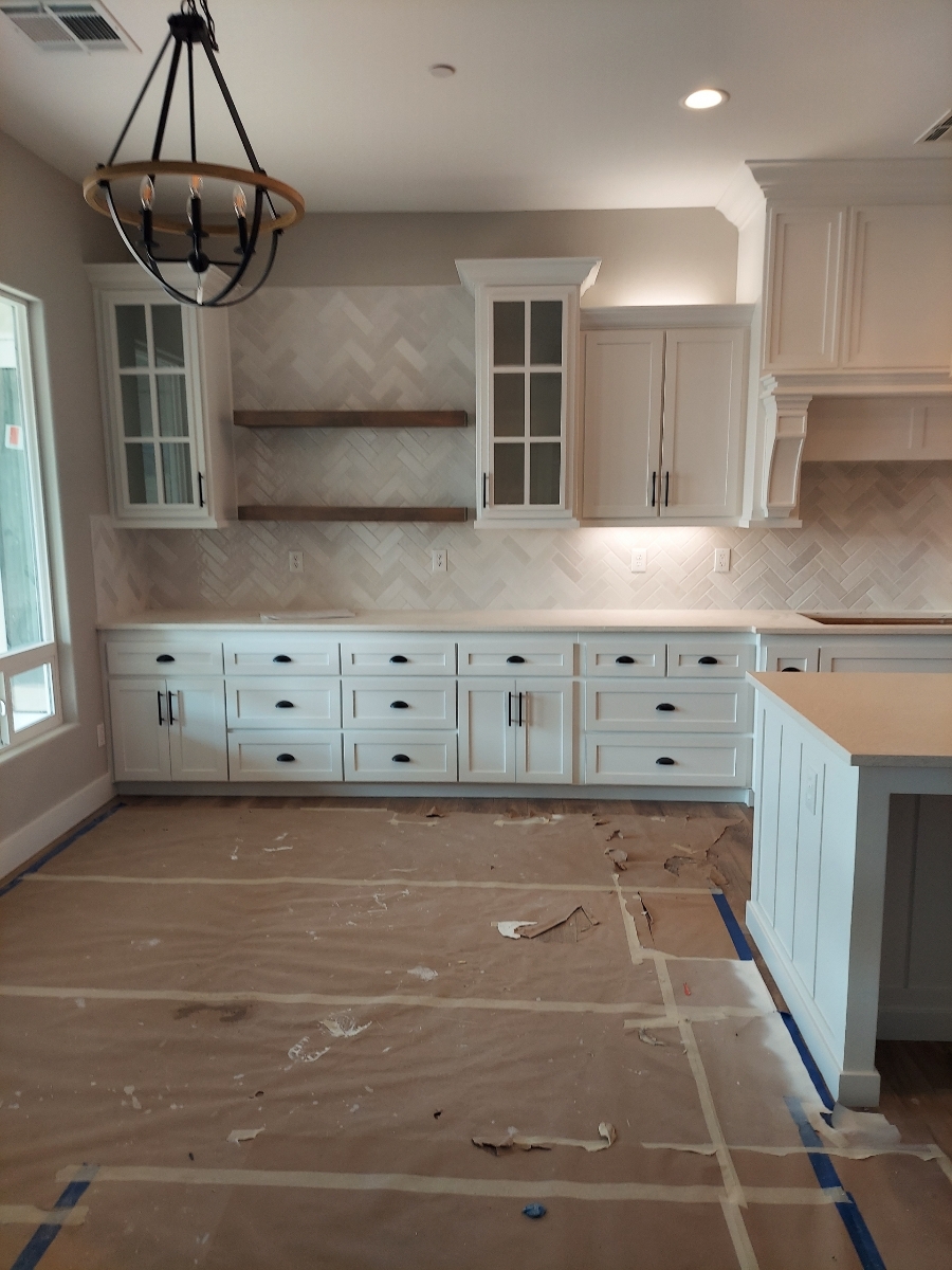 New Cabinet Installation & Refinishing