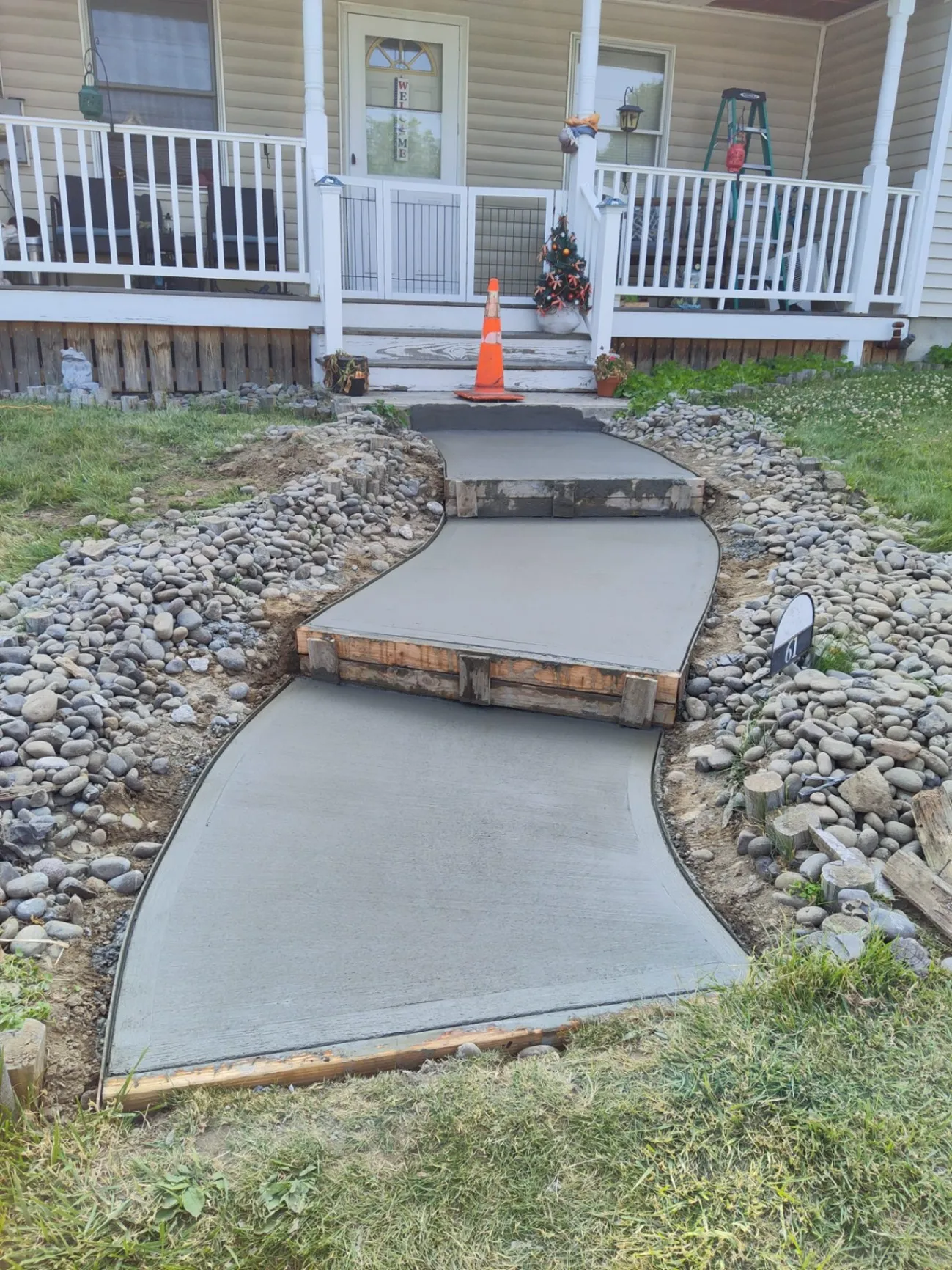 Outdoor Step Construction