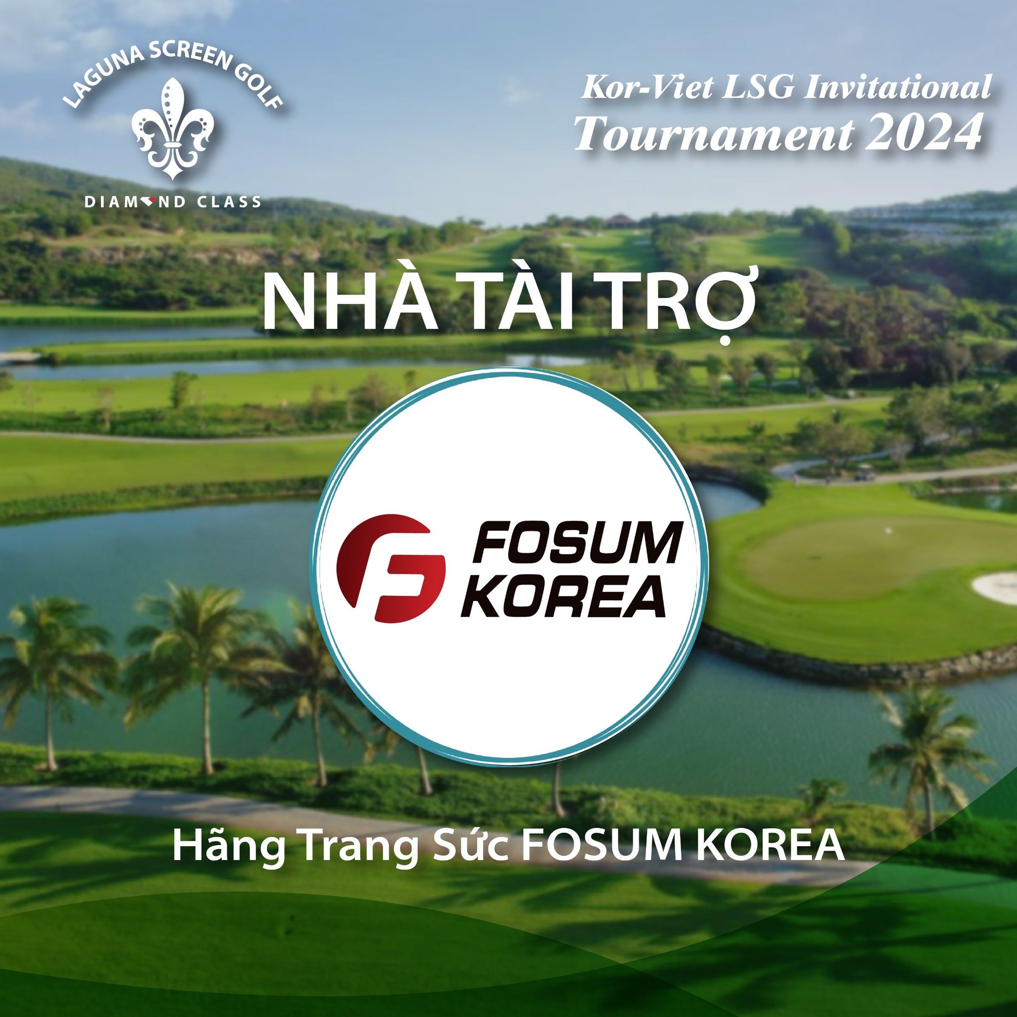 Hãng trang sức Fomus Korea tài trợ giải đấu KOR - VIET LSG INVITATIONAL 2024