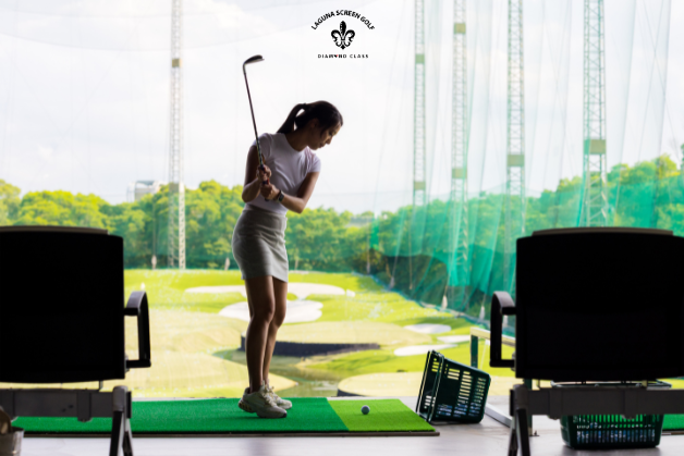 Học đánh golf tại sân tập golf