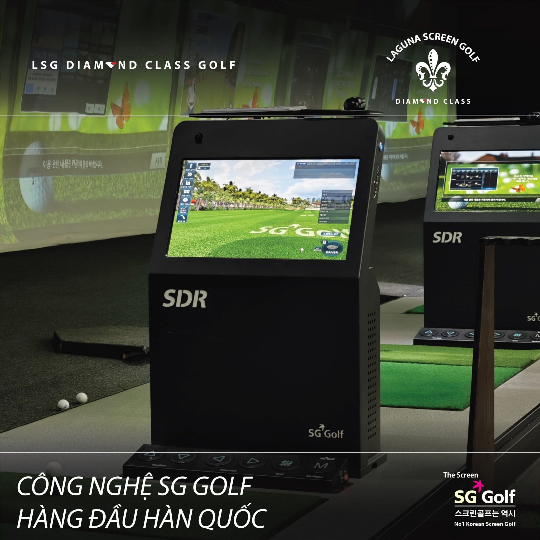 Công nghệ SG Golf Hàng đầu Hàn Quốc tại LSG Diamond Class 