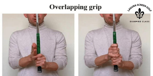 Cách cầm gậy truyền thống Overlapping Grip 