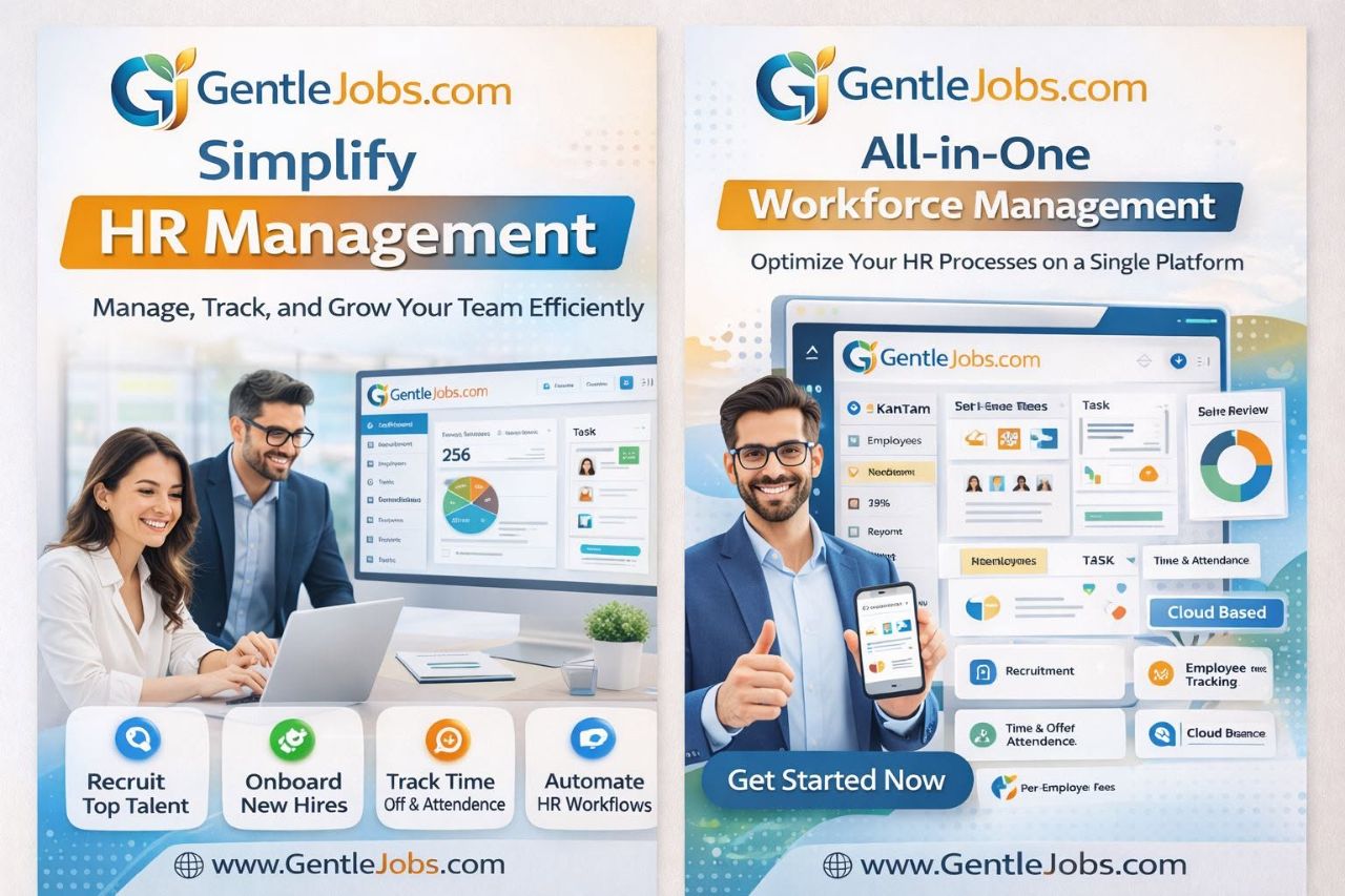 GentleJobs: One Platform for Hiring, Workforce Management, and Business Operations