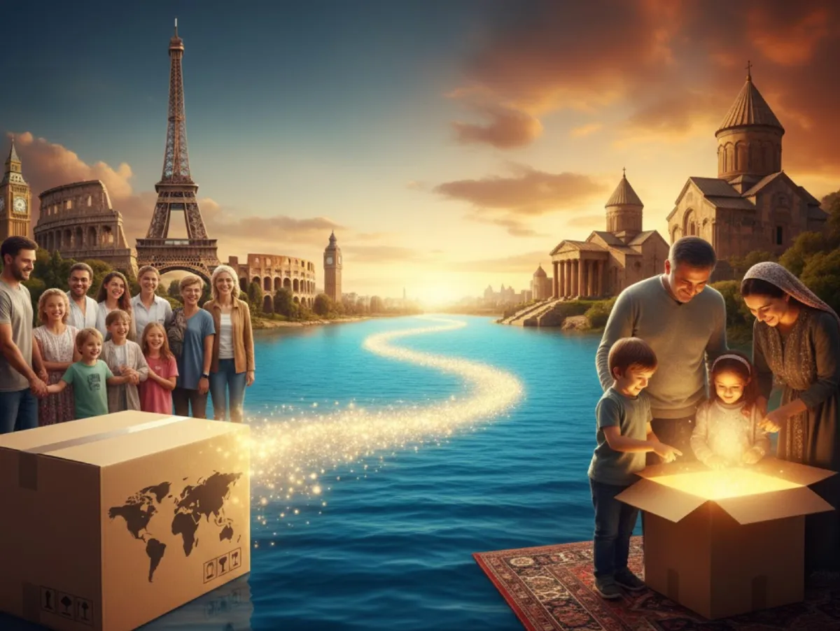 Versenden Sie Pakete nach Armenien einfach und zuverlässig mit Bazaruka!