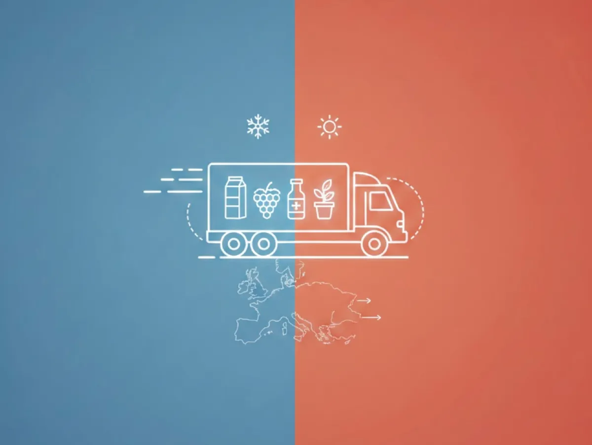 პროდუქციის ტრანსპორტირება კონტროლირებადი ტემპერატურით: ევროპა-საქართველოს რეისები