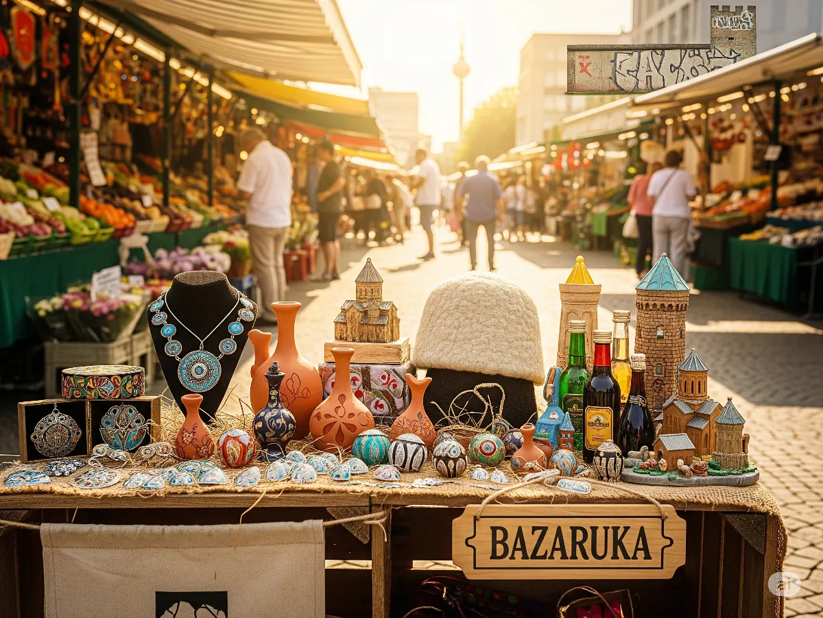 Exportieren Sie georgische Souvenirs mit Bazaruka nach Deutschland!