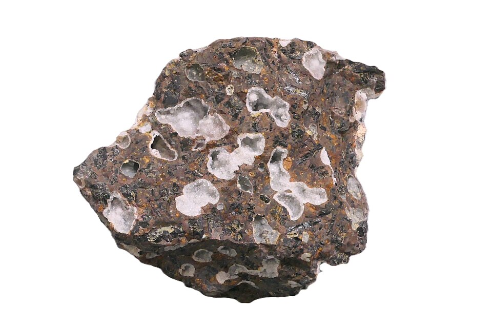 Limburgite, an igneous rock specimen