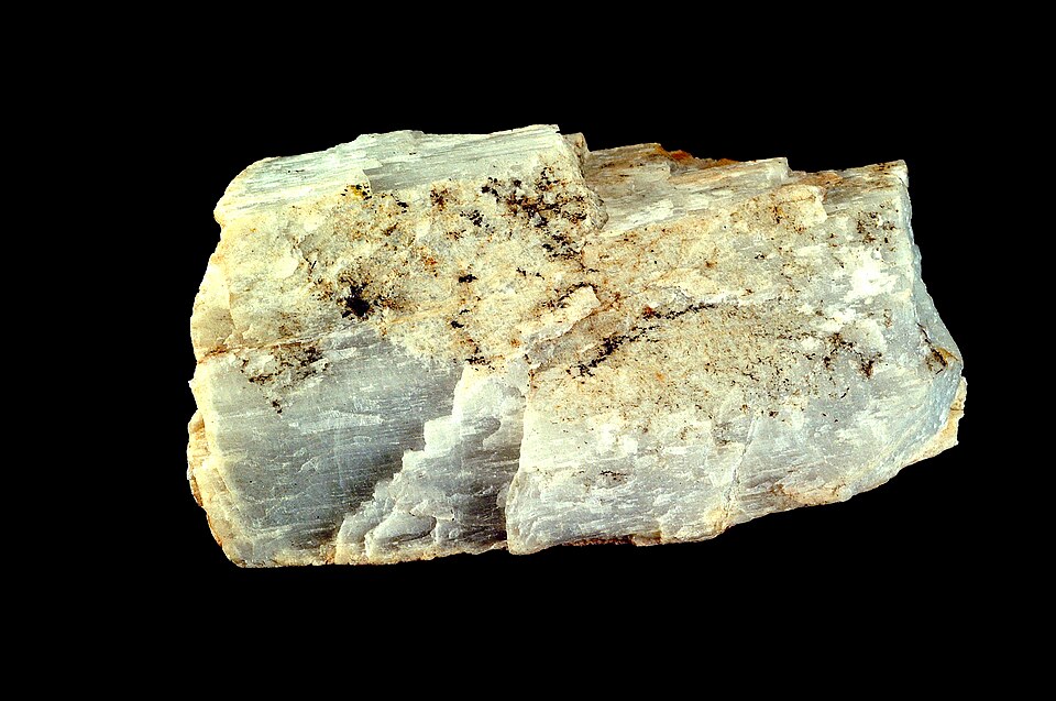 Spodumene, a mineral specimen