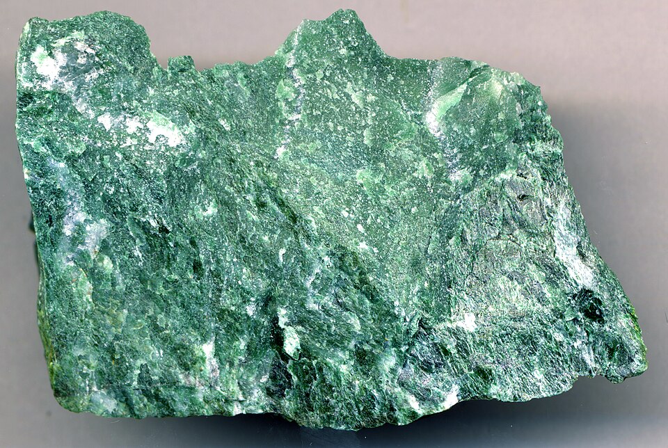 Verdite, a metamorphic rock specimen