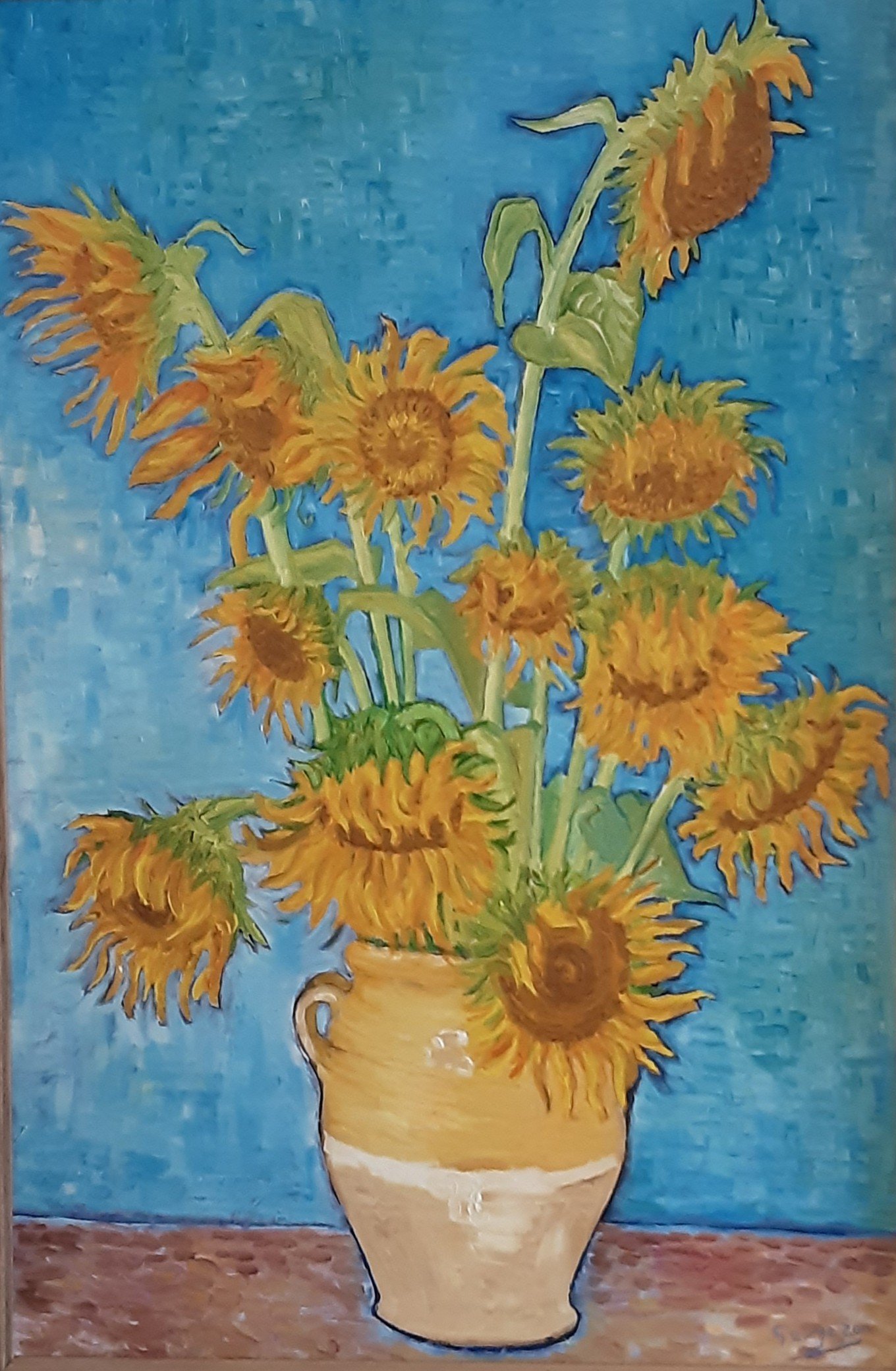 Sunflowers Yellow Pot