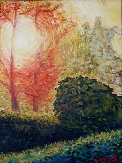 Sunrise Over Senzelles