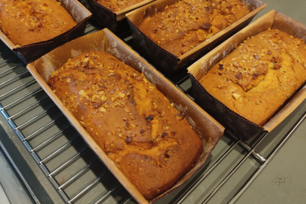 Banana Walnut Tea Cake