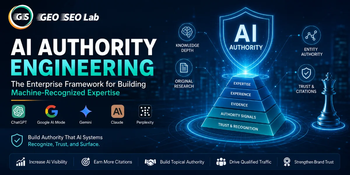 AI Authority Engineering: The Enterprise Framework for Building Machine-Recognized Expertise