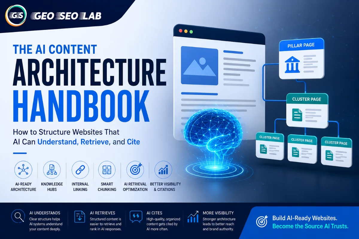 The AI Content Architecture Handbook: How to Structure Websites That AI Can Understand, Retrieve, and Cite