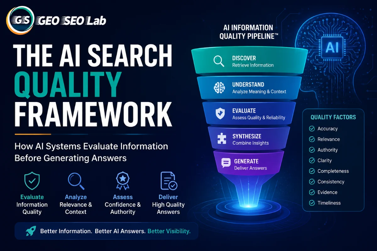 The AI Search Quality Framework: How AI Systems Evaluate Information Before Generating Answers