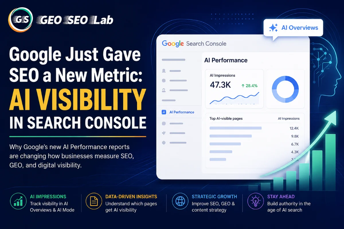 Google Just Gave SEO a New Metric: AI Visibility in Search Console