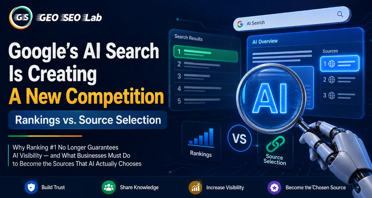 Google AI Search Is Creating a New Competition Between Rankings and Source Selection
